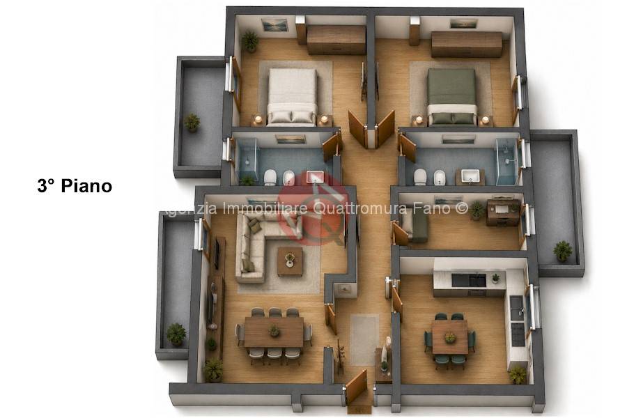 Immagine annuncio immobiliare quattromura fano